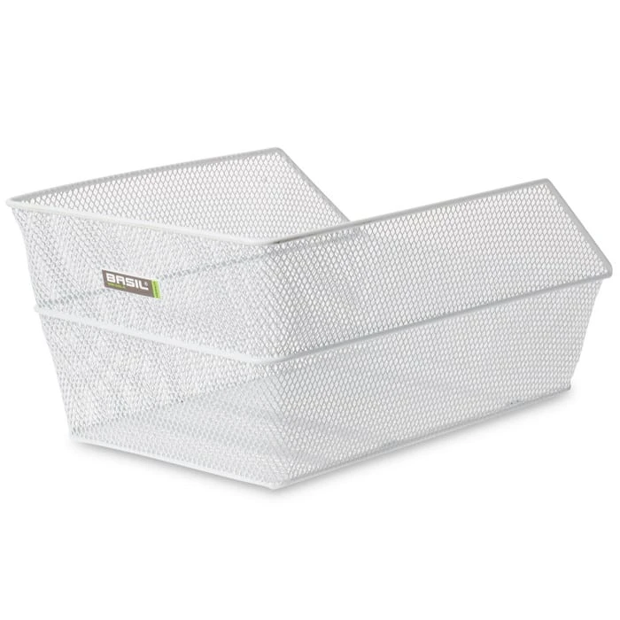 Basil Cento Gepäckträgerkorb Weiß 1 Basil Cento Gepäckträgerkorb Weiß