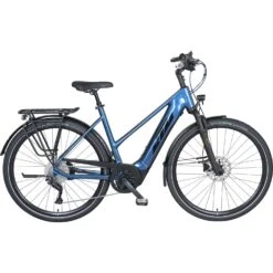 KTM Macina Tour LTD E-Bike Trekking 28" -Schwalbe Geschäft ktm 22 macinatourtld trapez blau 2022 92911 a