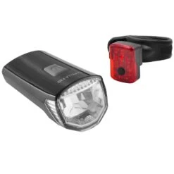 Lunivo Capella F30 Fahrrad-Frontlicht + Lynx R Fahrrad-Rücklicht