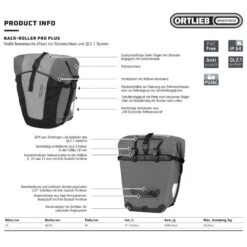 Ortlieb Back-Roller Pro Plus Fahrrad-Packtaschen (Paar) -Schwalbe Geschäft ortlieb back roller pro plus fahrrad packtaschen 2022 p 246585 2