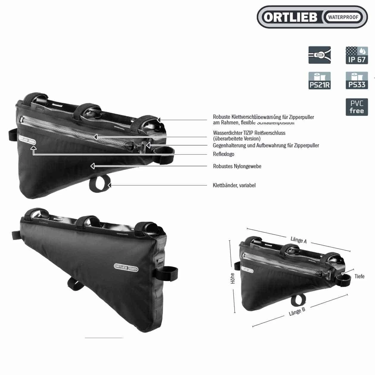 Ortlieb Frame-Pack 4 L V2 Bikepacking-Rahmentasche 7 Ortlieb Frame-Pack 4 L V2 Bikepacking-Rahmentasche – Bild 7