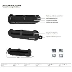 Ortlieb Frame-Pack RC Toptube Rahmentasche (4 L) -Schwalbe Geschäft ortlieb frame pack rc toptube rahmentasche 2021 307555 4
