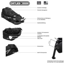 Ortlieb Seat-Pack 11 L Bikepacking-Satteltasche 13 Ortlieb Seat-Pack 11 L Bikepacking-Satteltasche -Schwalbe Geschäft ortlieb seat pack 11 l bikepacking satteltasche 2020 306651 g
