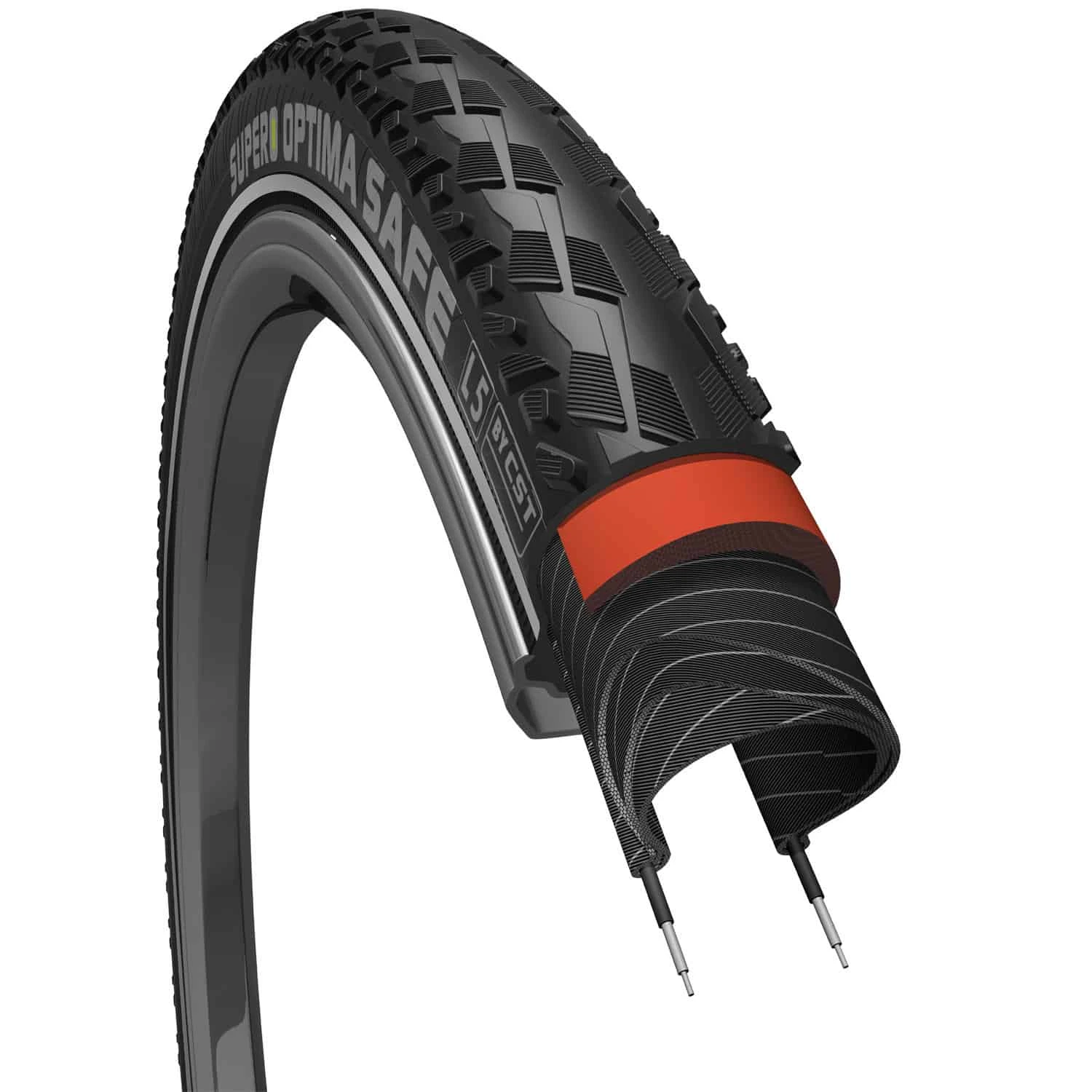 Supero Optima Safe C 3031 E-Bike-Reifen (28") 1 Supero Optima Safe C 3031 E-Bike-Reifen (28")