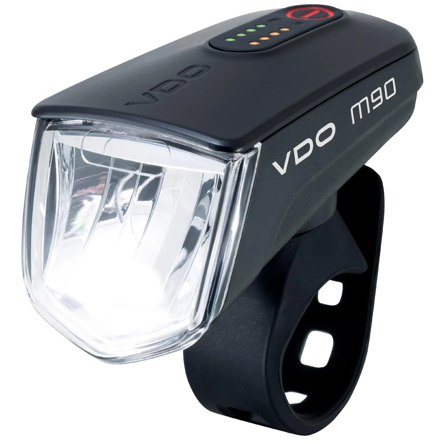 VDO Eco Light M90 Fahrrad-Scheinwerfer + Eco Light Red Plus Fahrrad-Rücklicht Mit Bremslichtfunktion 2 VDO Eco Light M90 Fahrrad-Scheinwerfer + Eco Light Red Plus Fahrrad-Rücklicht Mit Bremslichtfunktion – Bild 2